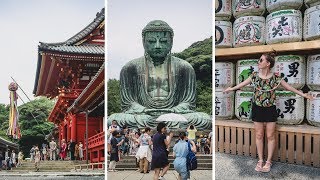 Unique Japanese Street Food tour in Kamakura 鎌倉  Travel Guide  Tokyo Day Trip [upl. by Drawe128]