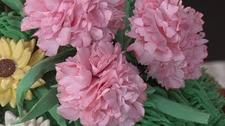 Cake Journey Lesson 32 Making Gum Paste Carnations [upl. by Wight833]