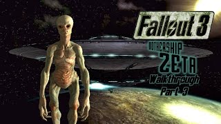 Fallout 3  Mothership Zeta DLC  Walkthrough Part 3  All Alien Captive Recordings [upl. by Jelle]