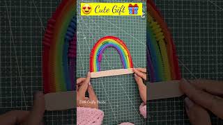 Fun Rainbow CraftFathers day GiftKids Easy Craft [upl. by Bocaj]