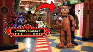 DONT GO TO FREDDY FAZBEARS PIZZERIA OVERNIGHT OR FREDDY FAZBEAREXE WILL APPEAR  ANIMATRONICS ALIVE [upl. by Barnabas]