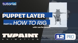 The Puppet Layer part 1  How to Rig on TVPaint Animation 12 [upl. by Ronnica716]