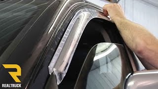 How To Install AVS Chrome Vent Visors [upl. by Nostrebor594]