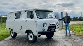 ONVERWOESTBARE RUSSISCHE LEGENDE UAZ 452 BUKHANKA REVIEW amp TEST OeAZ BUCHANKA [upl. by Gney]