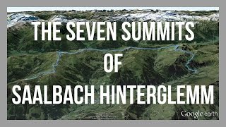 The 7 Summits of Saalbach Hinterglemm  Wanderung Salzburger Land  GPSTrack [upl. by Aetnahs]