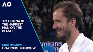 Daniil Medvedev OnCourt Interview  Australian Open 2024 Semifinals [upl. by Enyt859]