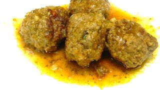 Albondigas Criollas or Puerto Rican style Meatballs [upl. by Rockefeller]