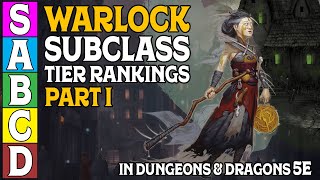 Warlock Tier Rankings Part 1 in Dungeons and Dragons 5e [upl. by Isolda]