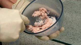 UCDH Dental Materials Lab Alginate Mixing Demonstration 1 [upl. by Lochner]