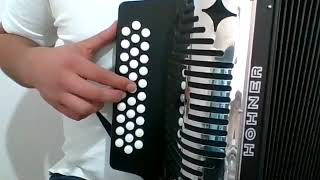 UN RINCONCITO EN EL CIELO RAMON AYALA ACORDEON TUTORIAL SOL [upl. by Anawat]