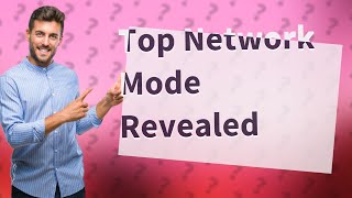 What is the best network mode for 24 g [upl. by Neelik378]