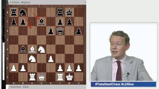 IvanchukCarlsen Wijk 2015 Jan Gustafsson analysiert [upl. by Tamaru]