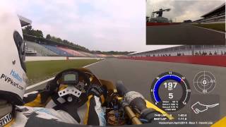 Superkart  Hockenheim Ring  April 2014  Race 1 [upl. by Waligore]