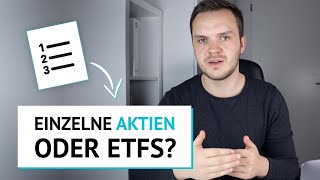 Einzelne Aktien oder ETFs Mit 10 Kriterien zum optimalen Anlageinstrument [upl. by Yemrots]