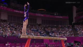 Kyla Ross 2012 Olympics QF BB [upl. by Ahsemik541]