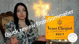 Veuve Clicquot Yellow Label Champagne BrutMadame ClicquotReview from SommelierWINE ADVICE [upl. by Ahseined]