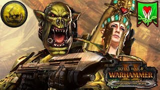 GRIMGORS WARTHOG RUN  Greenskins vs Avelorn  Total War Warhammer 2 [upl. by Amehsat]