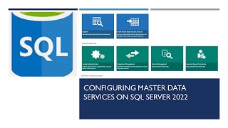 Step By Step Instructions to Configure Master Data Service on SQL Server 2022 [upl. by Lada]