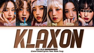 KARAOKEGIDLE quotKlaxonquot 6 Members LyricsYou As A Member [upl. by Esinet]