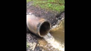 4657 Hickory Tree Rd Water flow problem [upl. by Arteid]