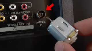 DC Motor Unlocks Worldwide TV Channels  Antenna Booster [upl. by Weitman]