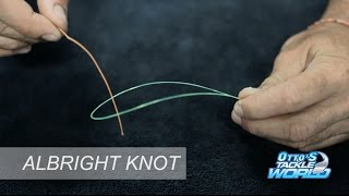 Easy Fishing Knots  How to tie an Albright Knot [upl. by Hiro855]