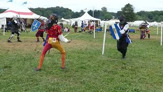 Pennsic 51 Known World Baronial Champions Tourney 8724 Bobby Tytesvs Warder Roland de Sullane [upl. by Battat]