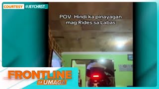 For Today’s Video Lalaking nagmotorsiklo sa loob ng bahay kinaaliwan ng netizens [upl. by Brice]