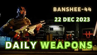 2 good weapons today  Banshee44 Destiny 2 Gunsmith Official Weapon Inventory [upl. by Rednael]