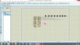 CARA MEMBUAT LAMPU BERJALAN RUNNING LED DENGAN PROTEUS 8 DAN CODE VISION AVR [upl. by Clover953]