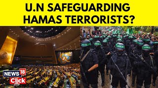 Israel Palestine News  United Nations Accused Of Safeguarding Hamas Terrorists  Gaza  N18G [upl. by Ogires]