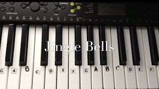 Jingle Bells KeyboardPiano Tutorial for Beginners  Easy [upl. by Heins]