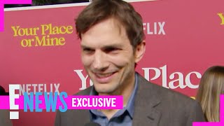 Ashton Kutcher Reveals Celebrity Poster He Idolized as a Child  E News [upl. by Rheingold224]