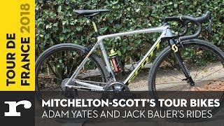 Tour de France 2018  MitcheltonScotts Tour bikes [upl. by Esdnyl]