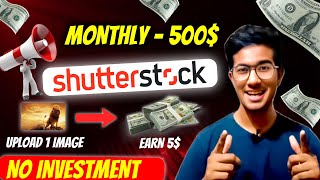 Shutterstock complete tutorial  Earn Dollars on mobile Using AI  Upload Image and earn Dollars [upl. by Cony727]