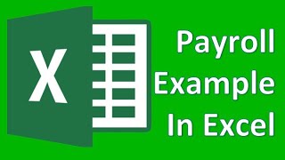 Microsoft Excel 01 Payroll Part 1  How to enter data and create formulas [upl. by Nelluc]