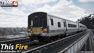 This Fire  LIRR Commuter  Train Sim World 4 4K 60FPS [upl. by Lemmie125]