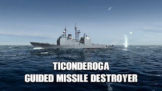 The Ticonderoga Class Guided Missile Destroyer Cold Waters Gameplay [upl. by Trinia]