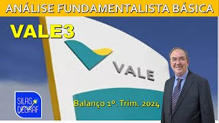 VALE3  VALE SA ANÁLISE FUNDAMENTALISTA BÁSICA PROF SILAS DEGRAF [upl. by Ettevy]