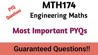 Most Important Previous Year MCQs  MTH174  Unit 1  LPU [upl. by Henryson]