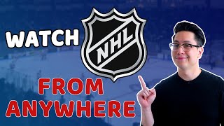 How to watch NHL games FROM ANYWHERE in 2022 [upl. by Neelcaj]