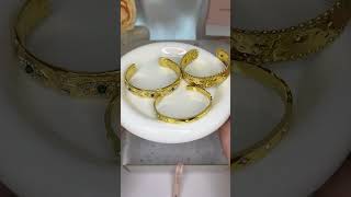 Pack with mering rings packaging jewelry jewelryaddict goldbangles diamond giftideas gifts [upl. by Kingston]