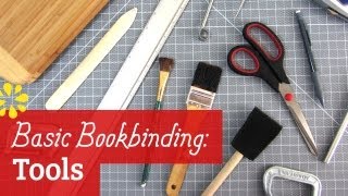 Basic Bookbinding Tools for Beginners  Sea Lemon [upl. by Elfreda]