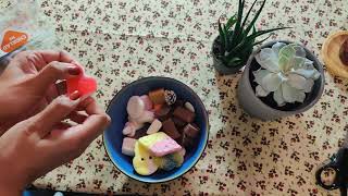 ASMR EatingWhispering Swedish Candy [upl. by Nnylimaj786]