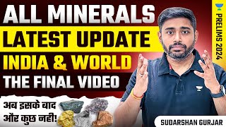 Top Minerals Producing States of India amp World  खनिज  UPSC Prelims amp All Exams SudarshanGurjar [upl. by Atile]