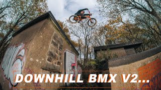 DOWNHILL BMX V2 EXTREME CONDITIONS [upl. by Edrahc711]