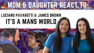 Luciano Pavarotti amp James Brown quotIts A Mans Worldquot REACTION Video  first time listening to opera [upl. by Valentina267]