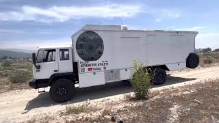 First Drive Self Built LMTV offroad camper [upl. by Nnylaf]