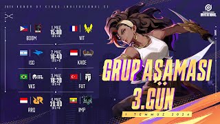 TR Honor of Kings Invitational 2 Sezon Grup Aşaması 3 Gün  Destansı Hesaplaşma [upl. by Ylrebnik]