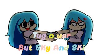 FNf Tug O War But Sky And SKi sing cloud gf reskin  download [upl. by Muriel]